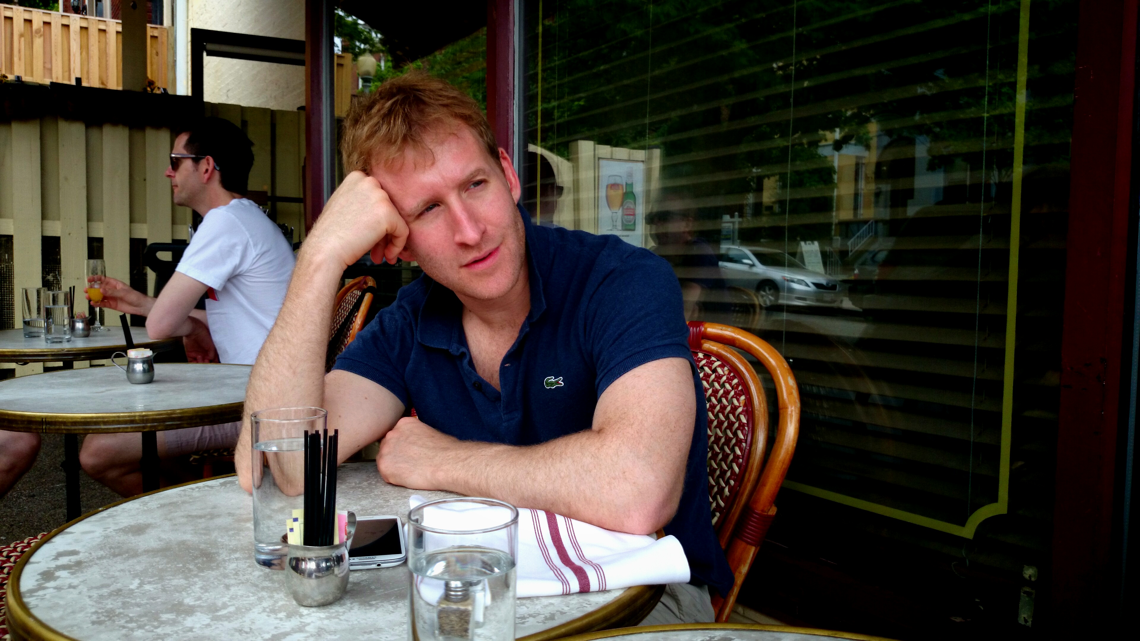 Pete at L'Enfant Cafe May 2014