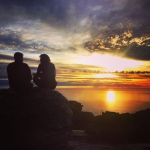 Table Mountain sunset