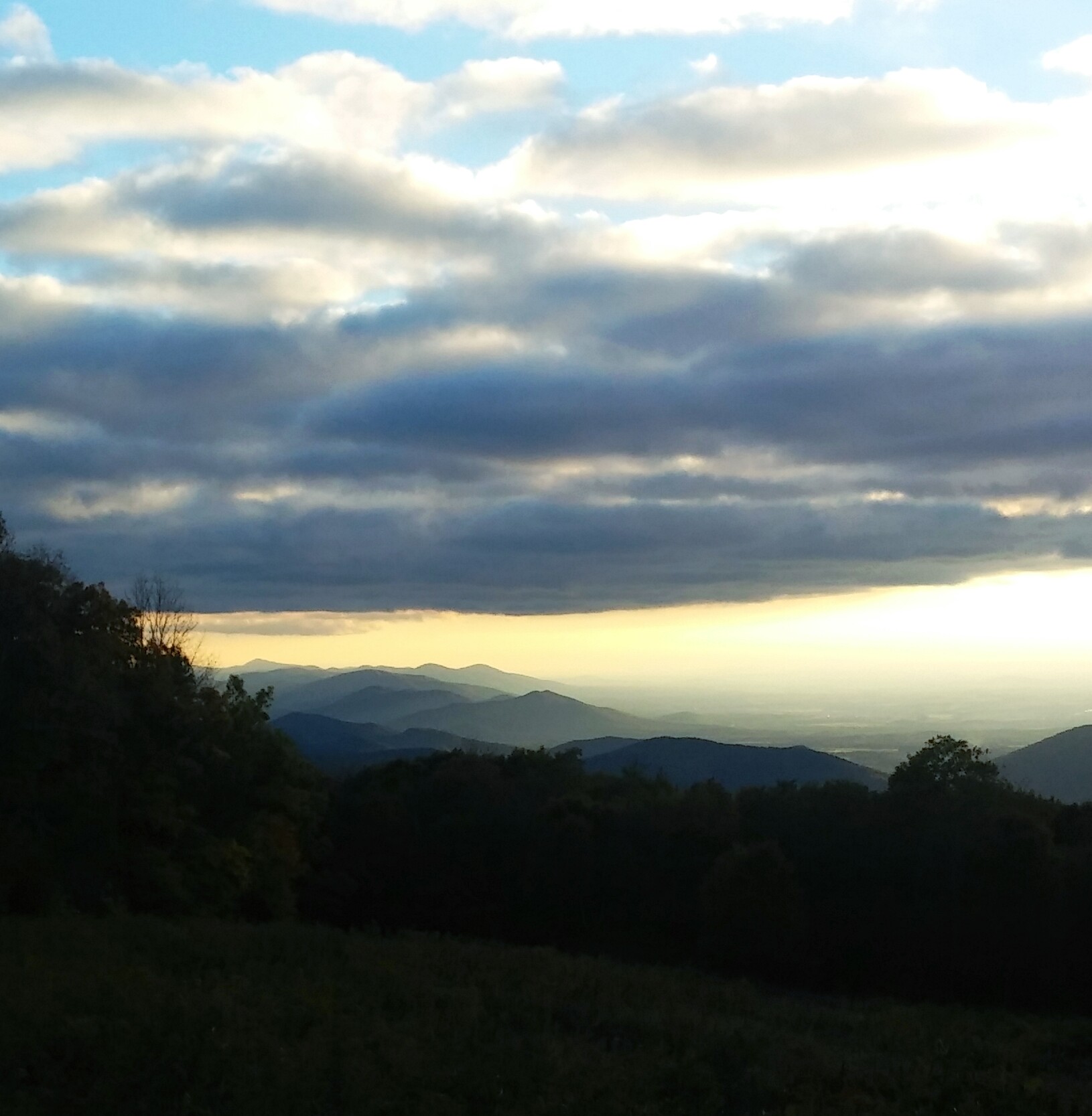 Blue Ridge mountains