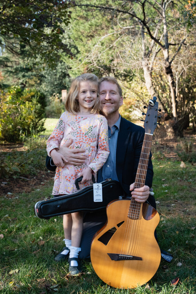 Maia and Peter after a performance with the Washington Conservatory of Music.